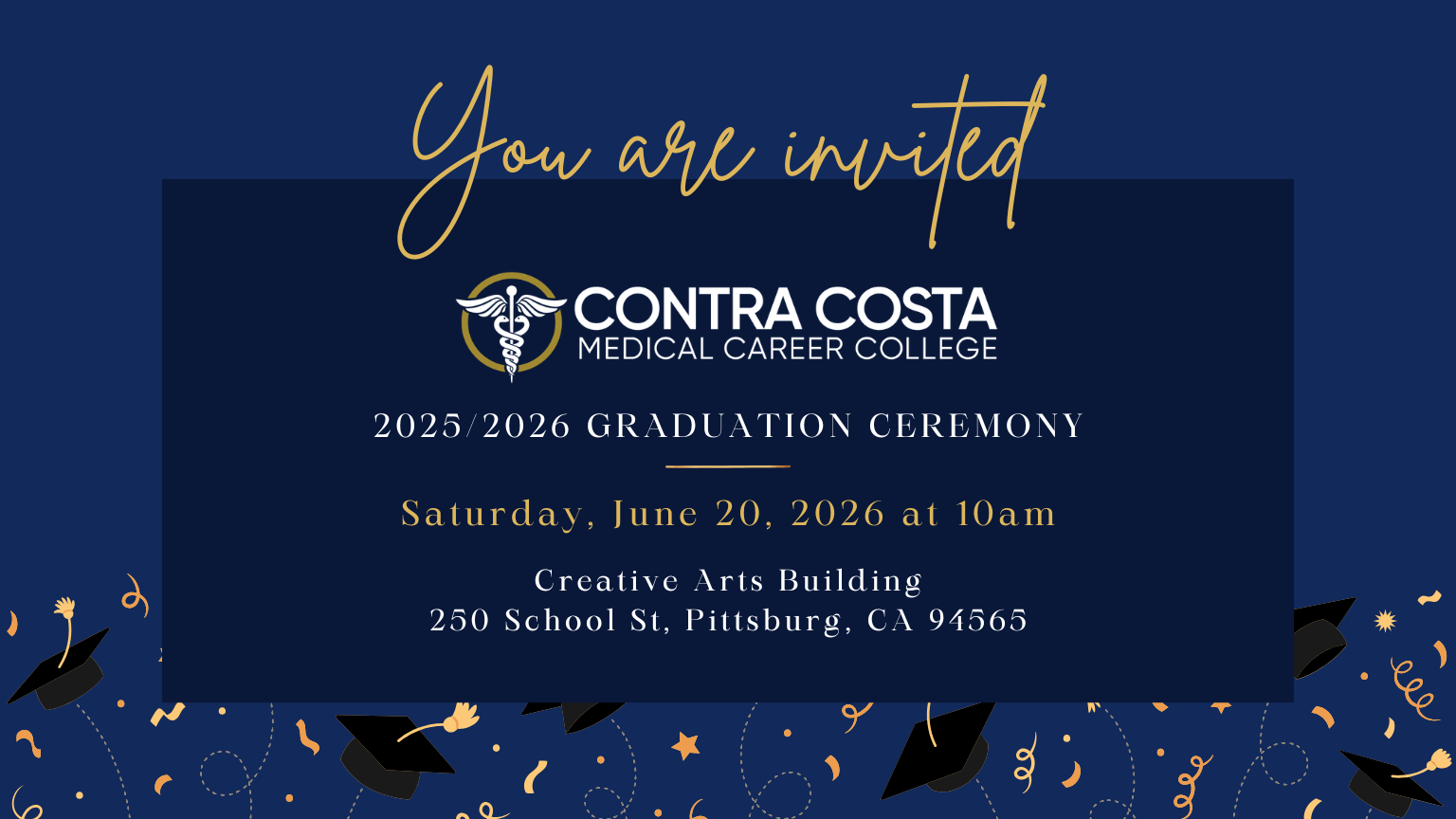 Graduation - Contra Costa Medical Career College